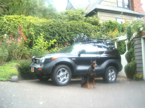 My two most favorite things.......Ebony and Boofus.