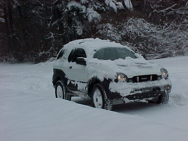 Ironman in 3 feet of snow