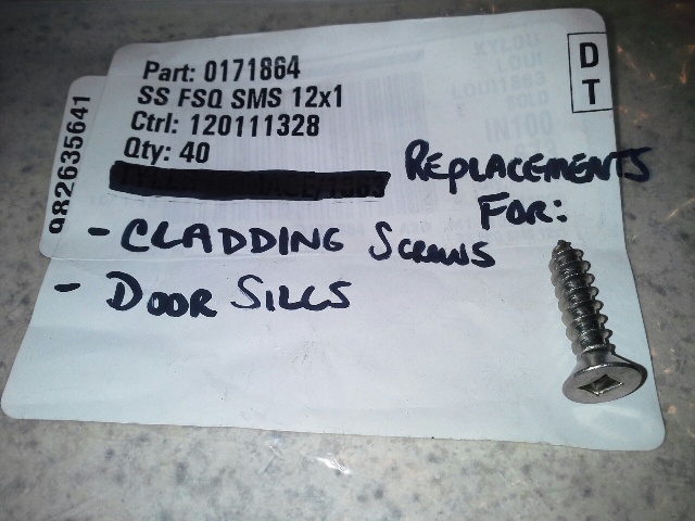 Stainless Cladding Screw