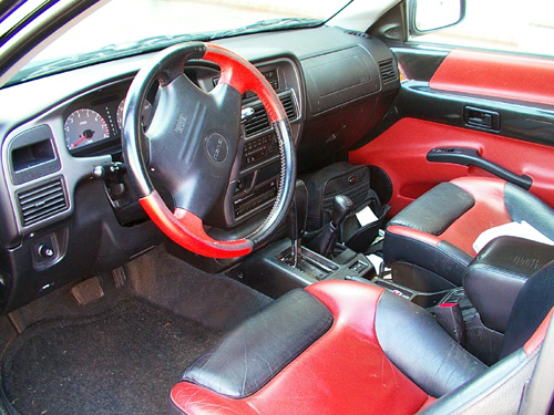 2000 red black interior