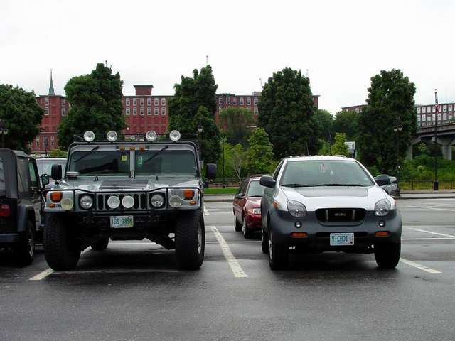V+ and grey Hummer