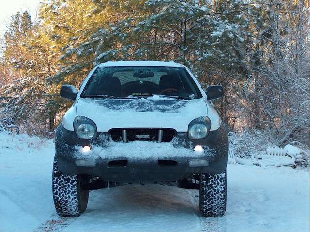 it snowed today... again