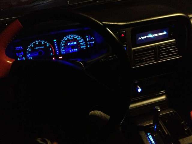 New Trooper glow gauges installed.