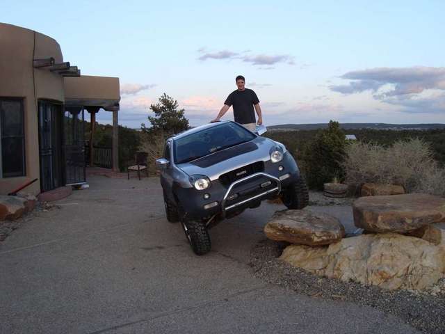 Rockcrawling on the patio???