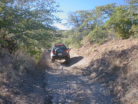 Tucson off-roading 'venture - Rutted climb