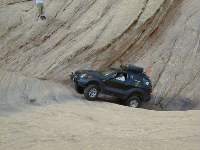 Bob climbing out of Hell