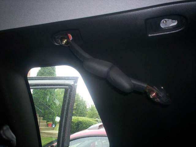 rear grab handle removal