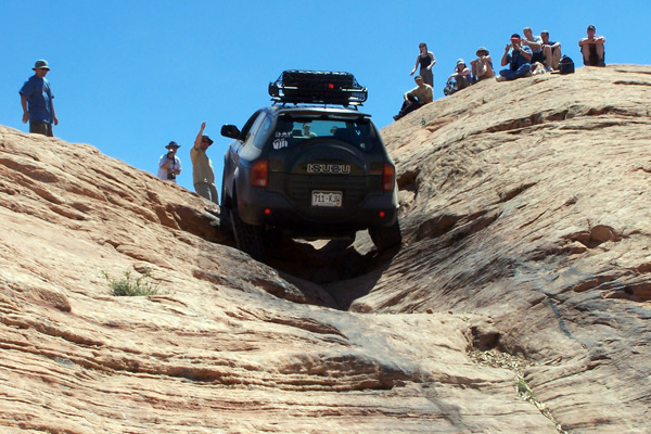 Going back up Hells Gate.