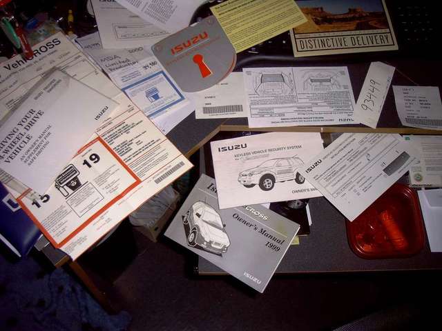 this stuff came with my car