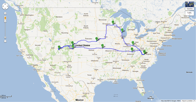 Full Round-Trip Map
