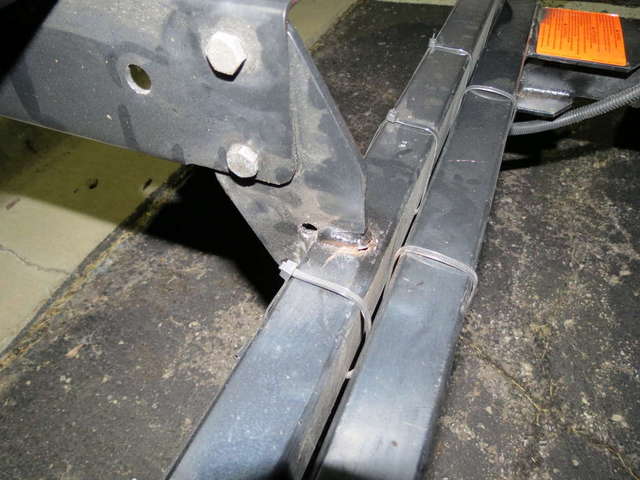 Failing Weld on Cargo Platform