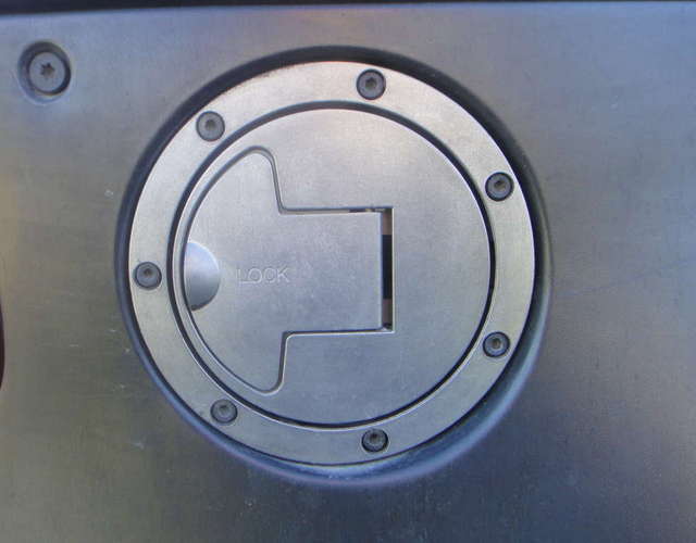 gas cover before powder coating