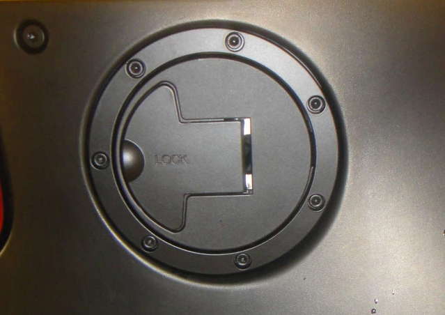 gas cover after powder coating