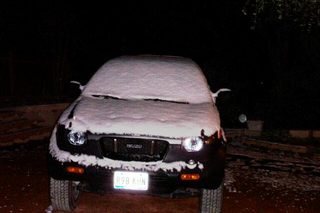 Snow in Austin, TX