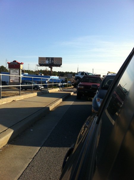 On the tow truck