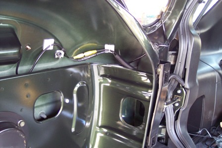rear camera wiring