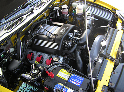 Cleaned engine