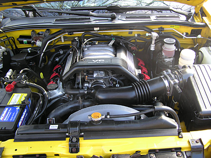 Cleaned engine