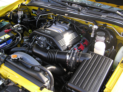 Cleaned engine