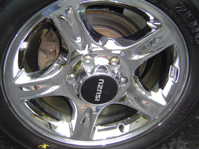 My boy cleaned my rims