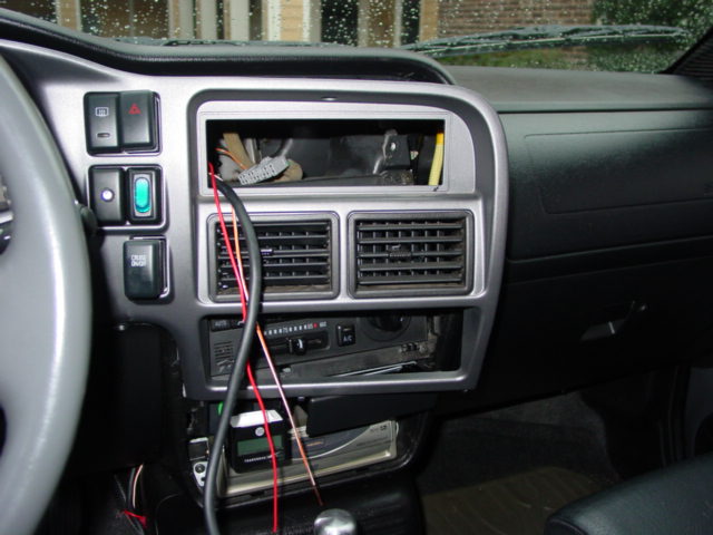 Broken into