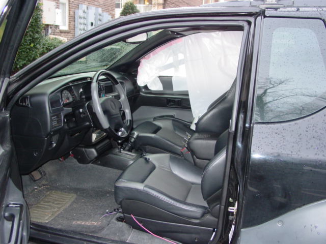 Broken into
