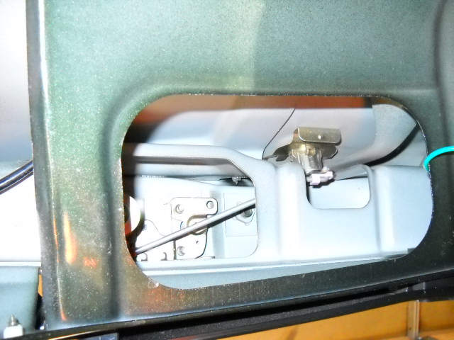 Remote rear door release - handy parts
