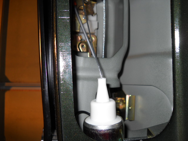 Remote rear door release