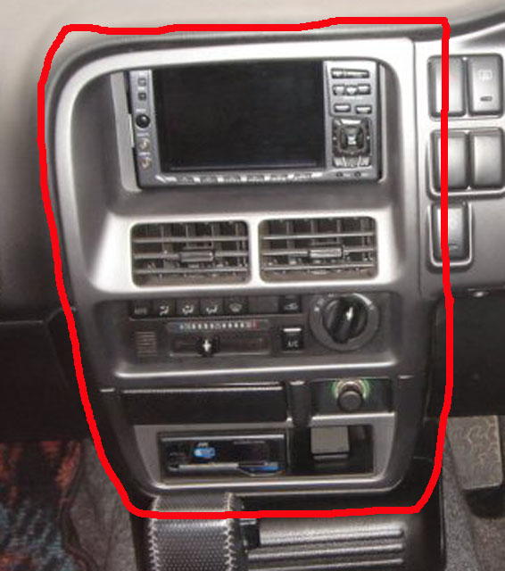 JDM Radio Bezel
