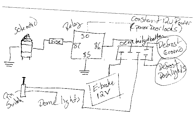 Door Popper Relay Wiring Diagram - Diagram For You