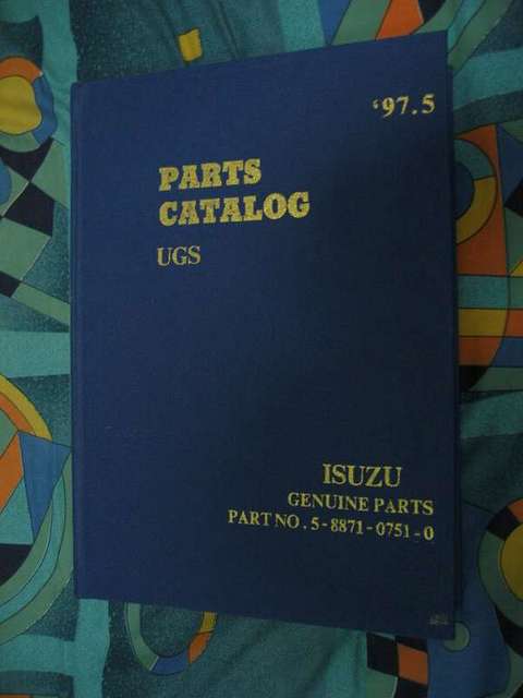 Parts Book in Japanese