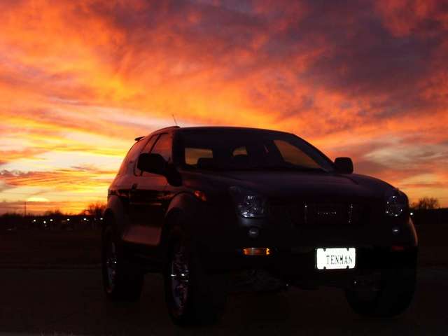 VX and a sunset