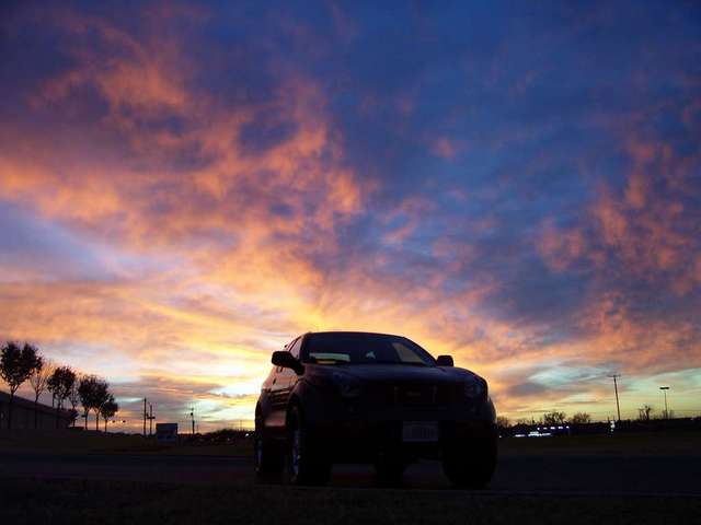 VX sunset in TX