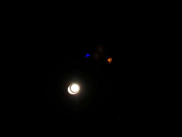 blue LED horn light