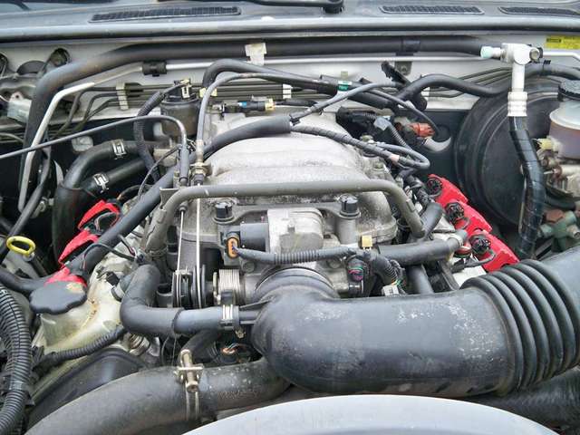 Engine Removal, here she sits