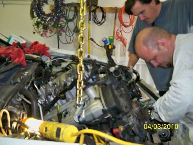Engine Removal, coming out