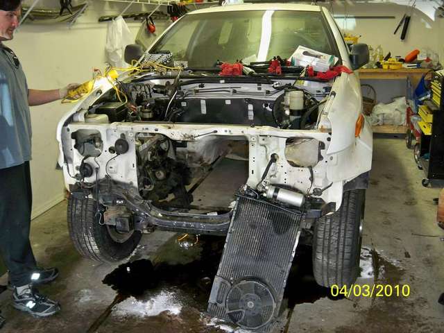 Engine Removal, the carnage