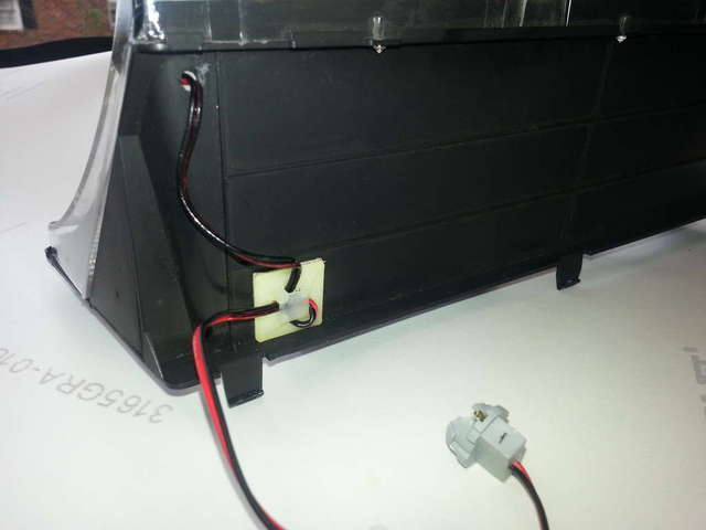 White face gauge illumination installation