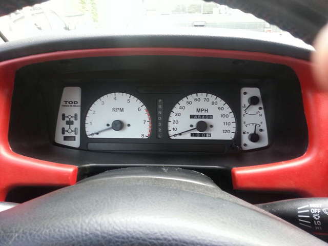 White face gauge illumination installation