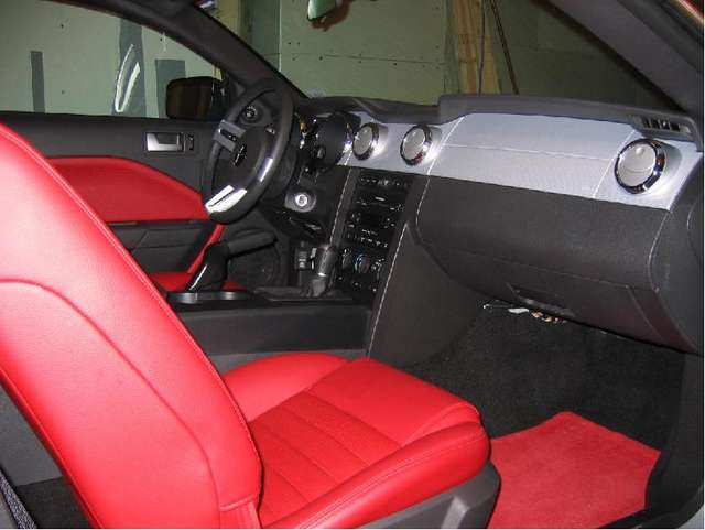 Inside my new Mustang