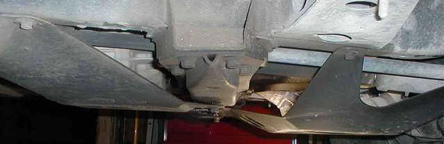 Transfer case exhaust skid plate
