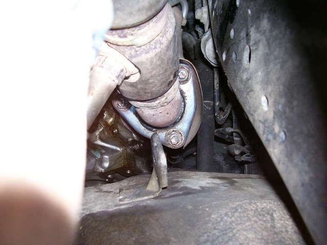 Exhaust weld that needed to be fixed