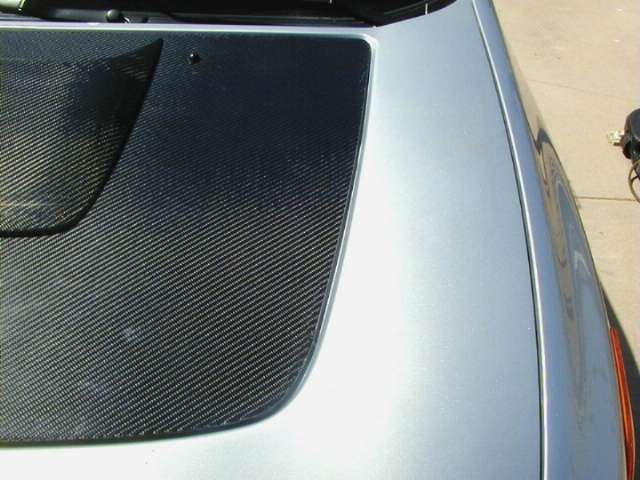 Shy side of C/F insert