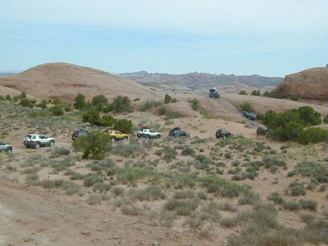 Driving thru the desert