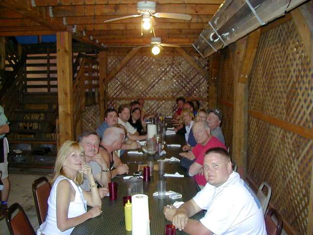Out to dinner after the run