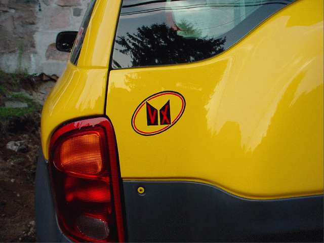 custom paint - VX + Isuzu logo