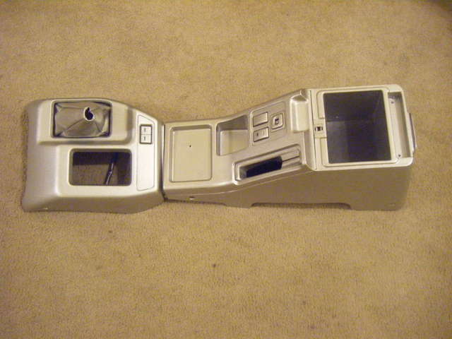 SILVER METALLIC CENTER CONSOLE