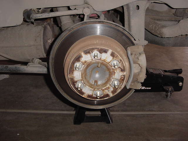 Stock rear rotor assembly