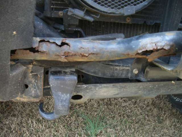 Front Bumper has Cancer