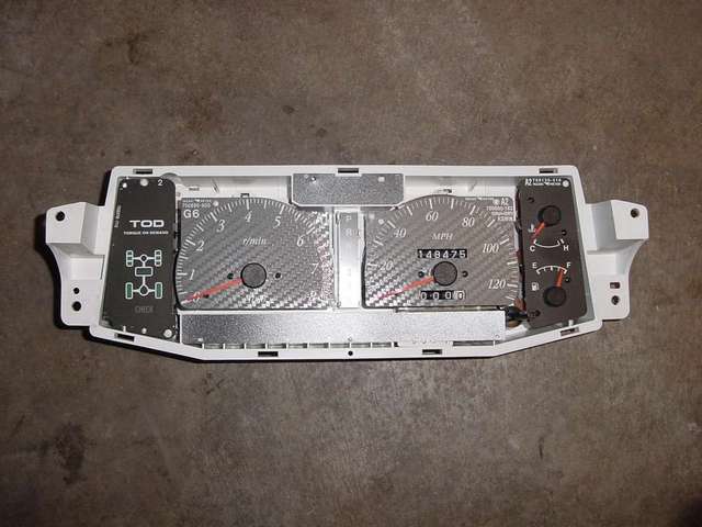Instrument Cluster without bezel